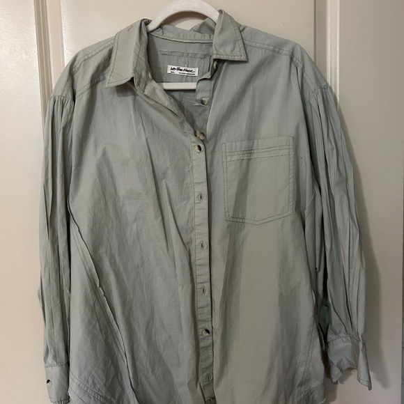 NWOT free people happy hour popplin - Picture 3 of 5